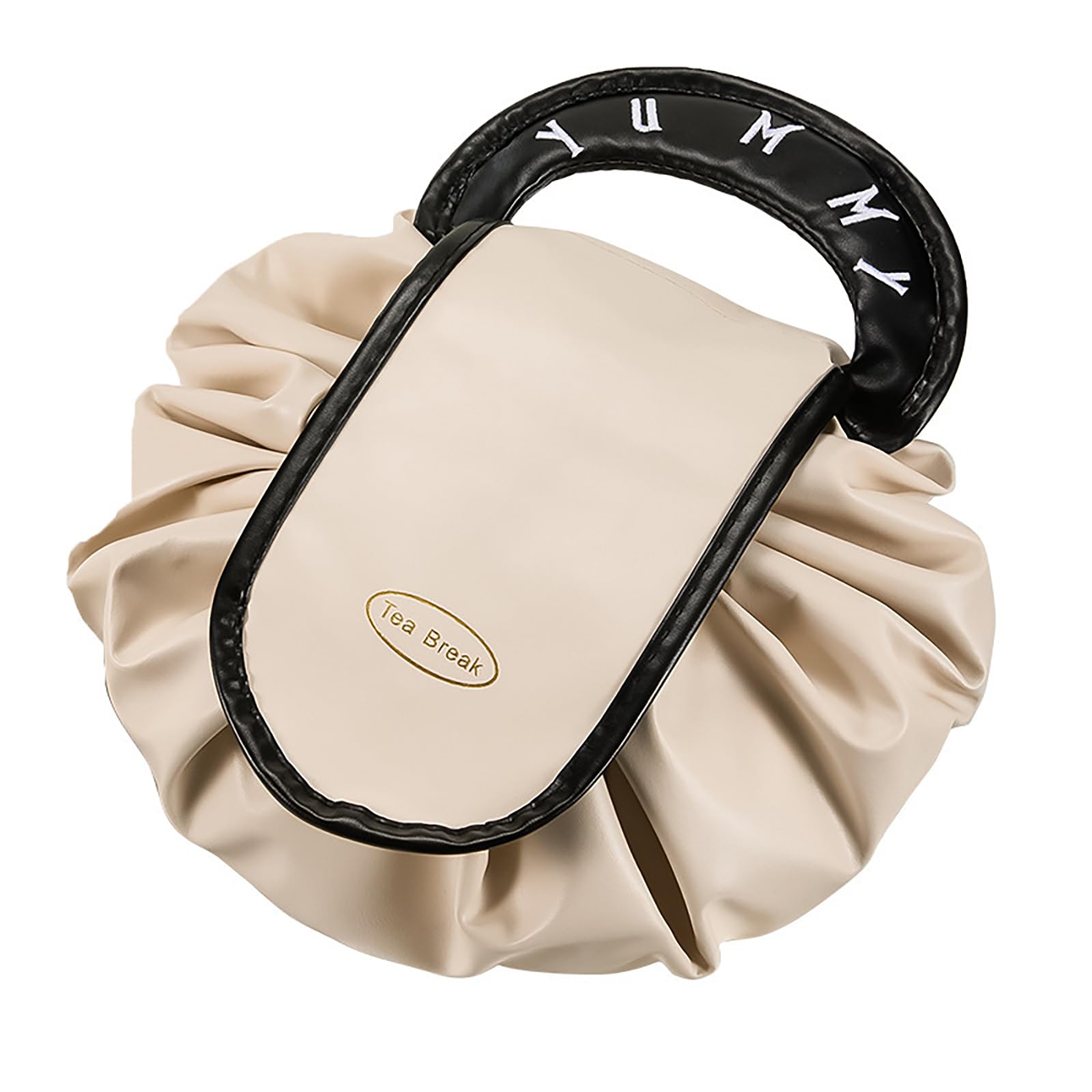 Women's Toiletry Bag - Make Up Bag - Lazy Bag - Cosmetic Organizer - Travel Toiletry Bag - Travel Organizer - Make Up Bag - Water-Repellent - Large Capacity - Beige - 1 Piece