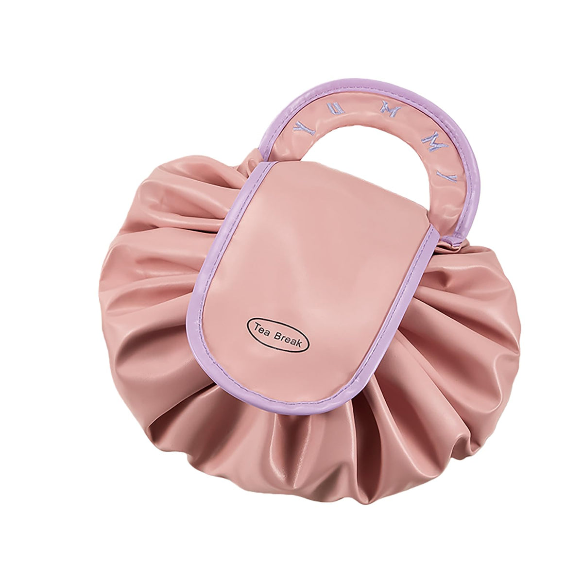 Make up bag-Portable Cosmetic Bag-Large Capacity Organizer-With Drawstring & Handle-Waterproof Toiletry Bag-Suitable for Gym-Beach-Business Trips