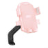 Bicycle Phone Holder - Universal - Shock and Vibration Protection Bicycle/Motorcycle/Scooter/ATV - Phone Stand - Smartphone Holder - 360 Degree Rotatable - Pink
