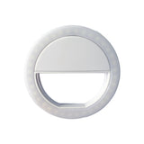 Ring Lamp Phone - Selfie Lamp - LED Ring Light - TikTok Lamp - Vlog Lighting - Makeup Light - Smartphone Gadgets - Clip On - 3 Modes - Rechargeable - White - 1 piece