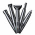 Nose Trimmer - 5-in-1 Rechargeable - Nose & Ear Hair Trimmer - IPX7 Waterproof - Two-Blade Trimming Set, Unisex, for Nose, Eyebrow, Beard, Bikini Line & Facial Hair Removal (Black)