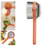 Peeler with collecting tray - Potato peeler - Vegetable peeler - Fruit peeler - Paring knife - Apple peeler - Cucumber peeler - Kitchen utensils - Peeler with container - Kitchen tools - Asparagus peeler - Stainless steel - Peeling knife - Orange - 1 piec