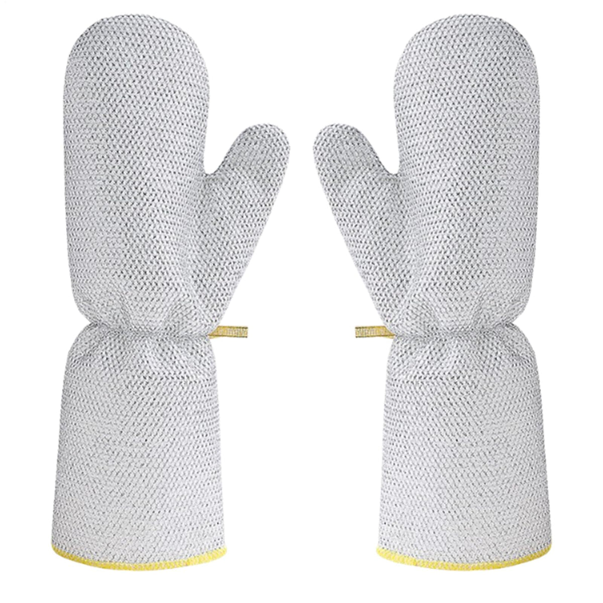 Oven Mitts - BBQ Gloves - Heat Resistant Oven Gloves - Barbecue Accessories - Pot Holders - Kitchen Gloves - Grill Gloves - Cooking Gloves - Baking Utensils - Kitchen Utensils - Non-Slip - Heat Resistant Gloves - Gray - 2 Pieces