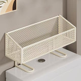 Toilet rack - Bathroom rack - Bathroom accessories - Storage rack - Toilet accessories - Bathroom organizer - Toilet accessories - Rack without drilling - Shelf - Sanitary accessories - Wall rack - Storage - White - 1 piece