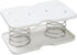 Tissue Box Spring - Tissue Holder - Tissue Box Lift - Tissue Box Base Support - Tissue Dispenser - Spring Holder - Napkin Holder - Tissue Storage Box - Bathroom Organizer - Toilet Accessories - Kitchen Gadget - White - 1 Piece