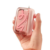 Dental Floss Dispenser - Toothpick Holder - Dental Floss Holder - Automatic Floss Box - Interdental Brush Storage - Travel Case - Oral Care - Bathroom Accessories - Portable - Refillable - Travel Size - Toiletries - Pink - 1 Piece