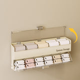 Underwear women's storage box - Premium quality - Storage box with lid - Clothing storage box - clothes rack - wardrobe - clothes hangers - Drawer - storage cabinet with compartments - Plastic storage box - Underwear - Socks - Hanging without drilling - W