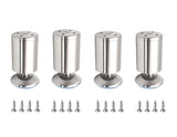 Table legs - bathroom cabinet legs - bathroom furniture legs - desk legs - shoe cabinet legs - wardrobe legs - TV cabinet legs - cabinet legs - wardrobe legs - bookcase legs - dressing table - dining table - footstool - stainless steel - 4 pieces