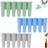 Ice cube tray - ice cubes - 6 ice cubes - ice cube makers - Kitchen utensils - ice cube tray with lid - silicone ice cube tray - silicone ice cubes - silicone - silicone mold - silicone kitchen utensils - Gray - Blue - Green - 3 pieces