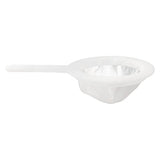 Sieve - Fine sieve - Soy milk sieve - Juicer sieve - Filter - With handle - Kitchen - Ladle - filtering coffee, juice, oil, soy milk - white - 3 pieces