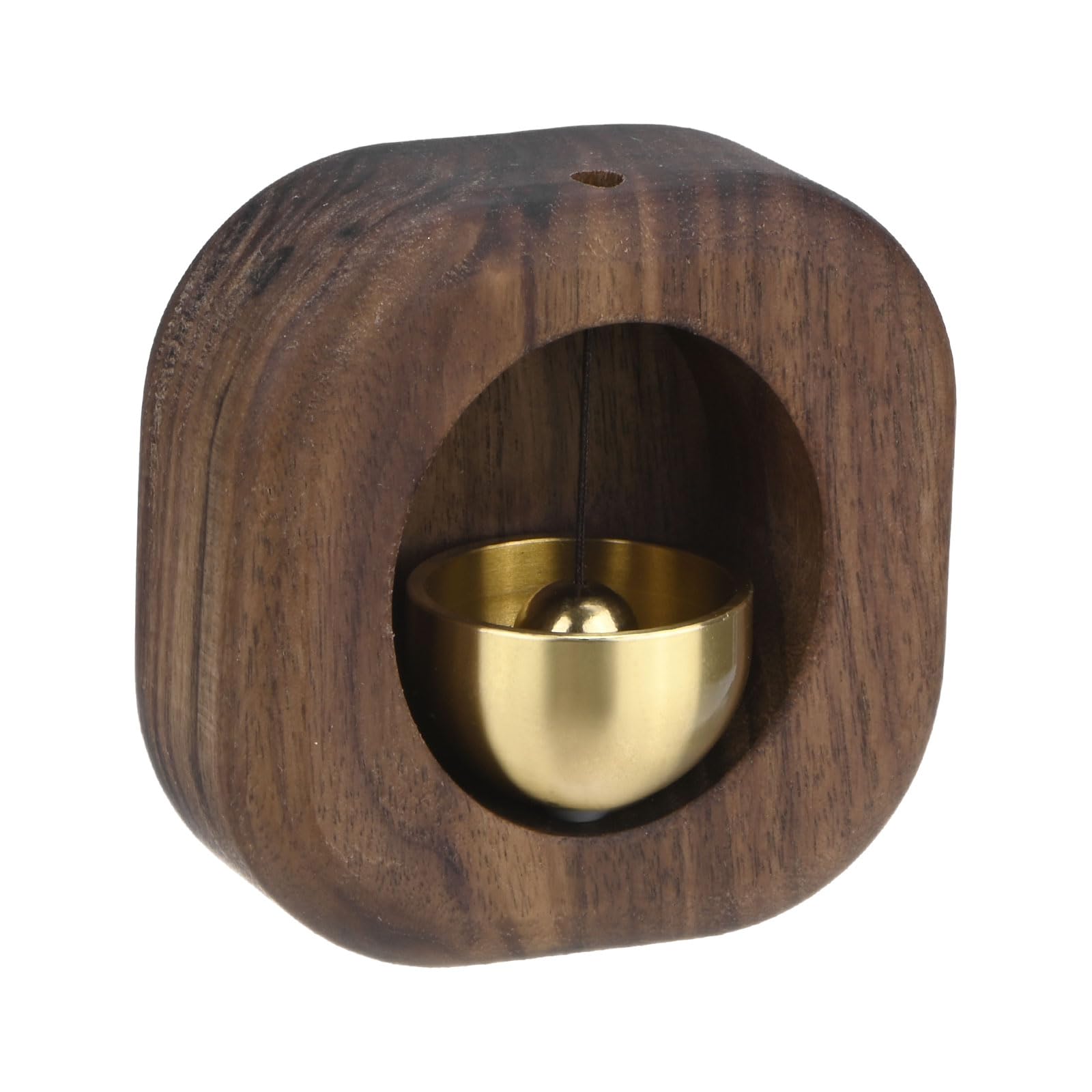 Doorbell - Wireless Doorbell - Wooden Doorbell - Magnetic Wall Sticker - Vintage Wooden Doorbell - Vintage - With Copper Bell - Living Room Decoration - Bedroom Decoration - Wall Decoration - Christmas Gifts - Christmas Gifts for Adults - 1 Piece