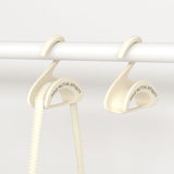 Bag Hanger - Wardrobe Organizer - Handbag Hanger - Clothes Hangers - Bag Storage - Coat Rack - Wardrobe Accessories - Shoulder Bag Holder - Bag Rack - Handbag Organizer - White - 5 pieces