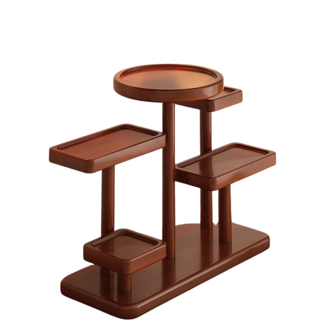 Wooden stand - Display stand - Perfume organizer - Wooden organizer - Jewelry holder - Makeup organizer - Desk organizer - Home accessories - Storage rack - Decoration - Collection - Plant stand - Plant rack - 1 piece