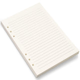 Refill A5 lined - Ring binder paper - Agenda refill - Notebook paper - Loose-leaf paper - School supplies - Office supplies - Writing pad - Notepad - 6 rings - Notepad - Agenda paper - 80 sheets