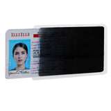 Privacy Card Holder - Anti-Peak - Bank Card Cover - Privacy Shield - ID Card Protection - Opaque - Discreet Use - Protective Covers - Driver's License Holder - Black - Card Holder - Matte - Scratch Resistant - 100 Pieces