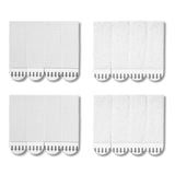 Picture Hanging Strips - No Drilling - Self-Adhesive Velcro - Hanging Picture Frames - Double-Sided Tape - Damage-Free Removal - Poster Strips - Hanging System - Wall Decoration - Strong Adhesive - White - 24 Pairs (48 Strips)