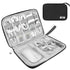 Cable Organizer - Electronics Organizer - Travel Bag - Cable Bag - Storage Bag - Charger - Power Bank - USB Stick - SD Card - Travel Accessories - Holiday - Office - Water-Repellent - Cable Management - Black - 1 Piece (Excluding Accessories)