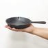 Cast Iron Frying Pan - Mini Skillet - Ø 16 cm - Egg Pan - Tapas Pan - BBQ - Camping - Serving Pan - Blini Pan - Pancake Pan - Saucepan - Melting Pan - Outdoor Cooking - Robust - Frying Pan - Kitchen Aid - Black - Cast Iron - 1 Piece