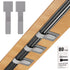 Cable Clips - Cable Management - Cable Organizer - Cable Holder - Self-Adhesive - Velcro - Cable Ties - Cord Clips - Desk Accessories - Cable Management - Cord Holder - Office - Gaming Setup - Cable Tie - Organize - Gray - 80 Pieces
