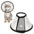 Cat Collar - Dog Cone - Anti-Lick Collar - Anti-Bite - Anti-Scratch - Adjustable - Soft Edge - Comfortable - Lightweight - Velcro Closure - Transparent - Washable - Neck Collar - Training Collar - Kitten - Small Cat - S - 13-16 cm - 1 Piece