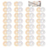 Duvet Clips - Duvet Holders - Duvet Cover Clamps - Anti-Slip Fastening - Duvet Buttons - Bedding Accessories - Duvet Fixation - Prevents Shifting - Bedroom Interior - Duvet Cover Holder - Handy - Beige and White - 30 Pieces