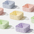 Foldable Dog Food Bowl - Dog Drinking Bowl - Dog Bowl - Travel Bowl - Water Bowl - Food Bowl - Dog Supplies - Hiking - Camping - On the Go - Silicone Bowl - Portable Food Bowl - Dog Accessories - Cat Food Bowl - Puppy - Pastel Mix - Pack of 5
