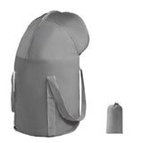 Foot Bath - Foot Bath - Foldable Bucket - Portable Water Bag - Collapsible Wash Basin - Wellness - Home Spa - Foot Warmer - High Edge - With Lid - Thermal Insulation - Travel and Camping - Waterproof - Gray - 1 Piece