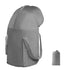 Foot Bath - Foot Bath - Foldable Bucket - Portable Water Bag - Collapsible Wash Basin - Wellness - Home Spa - Foot Warmer - High Edge - With Lid - Thermal Insulation - Travel and Camping - Waterproof - Gray - 1 Piece