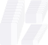 Sticky notes - Page markers - Index tabs - Sticky notes - Bookmarks - Transparent - Tabs - Office supplies - School supplies - Study - Writable - Notebooks - Agenda refill - White - 12 pieces
