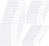 Sticky notes - Page markers - Index tabs - Sticky notes - Bookmarks - Transparent - Tabs - Office supplies - School supplies - Study - Writable - Notebooks - Agenda refill - White - 12 pieces