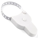 Measuring Tape - Body Measuring Tape - Circumference Measurement - Losing Weight - Waist Measurement - Fitness Accessories - Centimeter - Tailor's Tape - Roll-up - Body Measurement - Muscle Mass - Waist Circumference - Measuring Tape - White - 1 Piece