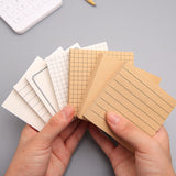 Sticky notes - Memo pad - Notepads - Bullet journal accessories - School supplies - Office supplies - Kraft paper - Notepads - Aesthetic stationery - Scrapbook paper - Sticky notes - Planner - Brown and White - 1 Piece