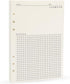 Notebook Refill A5 - Ring Binder Paper 6 Holes - Agenda Refill - Bullet Journal Paper - Refillable Notepad - Writing Paper - Planner Inserts - Office Supplies - School Supplies - Review Page -Favorites List - White - 5 Pieces