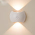 Indoor Wall Lamp - Night Light with Motion Sensor - Wireless LED Wall Light - Rechargeable Wall Lamp - Stair Lighting - Closet Lighting - Bedroom Lamp - USB Rechargeable - Magnetic - Warm White Light - White - 1 Piece