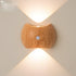 Indoor Wall Lamp - Night Light with Motion Sensor - Wireless LED Wall Light - Rechargeable Wall Lamp - Stair Lighting - Closet Lighting - Bedroom Lamp - USB Rechargeable - Magnetic -Warm White Light - Light Wood - 1 Piece