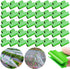 Greenhouse Clamps - Foil Clips - Pipe Clamps 16mm - Greenhouse Clips - Greenhouse Mounting - Tunnel Arch Clips - Vegetable Garden Accessories - Greenhouse - Fleece Cloth Holders - Bird Net Clamp - Insect Mesh Mounting - Garden Supplies - Plastic - Green -
