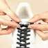 Elastic laces - Speed laces - No tie laces - Running laces - Elastic shoelaces - Lazy laces - Sports laces - Sneakers laces - No tying - Stretchable laces - Universal laces - White Black Gray - 3 Pairs