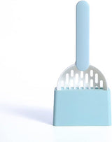 Cat Litter Scoop - Cat Litter Scoop - Cat Litter Scoop - Cat Litter Scoop - Cat Litter Accessories - Cat Litter Scoop with Holder - Cat Toilet Cleaning - Cat Litter Sieve - Cat Litter Scoop - Pet Supplies Cats - Sturdy Plastic Scoop - Blue - 1 Piece