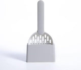 Cat Litter Scoop - Cat Litter Scoop - Cat Litter Scoop - Cat Litter Scoop - Cat Litter Accessories - Cat Litter Scoop with Holder - Cat Toilet Cleaning - Cat Litter Sieve - Cat Litter Scoop - Pet Supplies Cats - Sturdy Plastic Scoop - Gray - 1 Piece