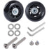 2 Pcs Suitcase Replacement Wheels Rubber Luggage Repair Kit, 45 x 18 mm