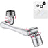 Faucet Aerator 1440 Degree Swivel Extension 2 Water Modes Universal Brass Diffuser, 20 22 24 mm