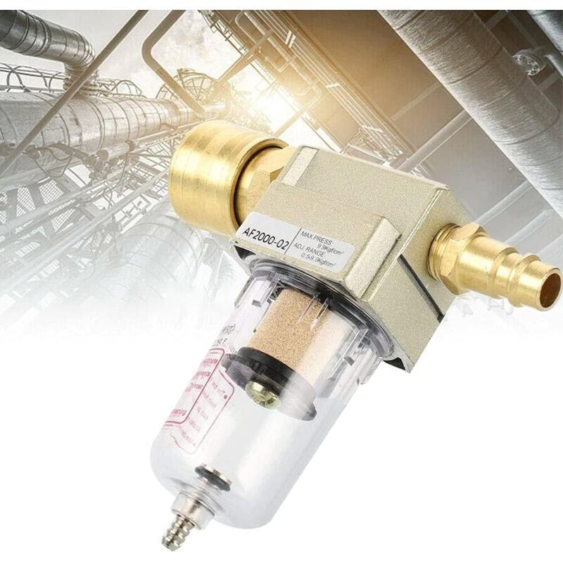 Compressed Air Water Separator Regulator Filter, 1 4 inch