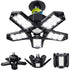 LED Garage Light 120W 12000 lm Deformable Ceiling Lamp E26 E27