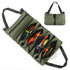 Tool bag - storage bag - tool bag - tools not included - foldable - portable - storage accessories - suitable for electricians and repairmen - tool bag - green - 47*28 cm