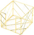 Sticky Note Organizer - Storage Rack - Metal Storage Rack - Creative Openwork Note Box - Desk Storage Accessories - Post-it Holder - Gold