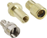 Adapter for bicycle valve - 3-piece - bicycle valve - adapter