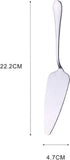 Cake Peel | Pizza Peel | Cake Cutter | Pizza Cutter | With Serrated Edge | Stainless Steel | Bronze