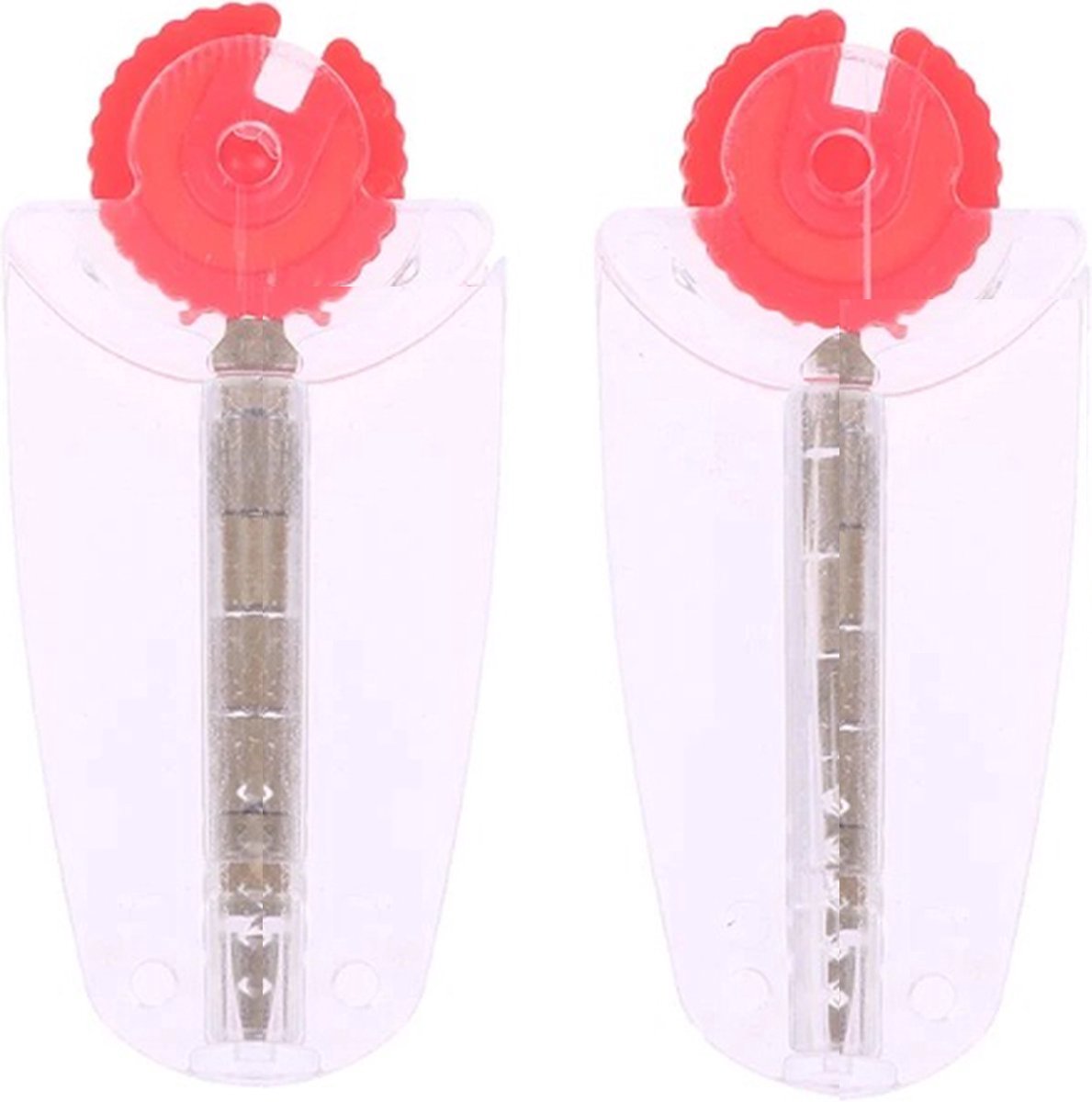 2x Flint Dispenser With Wick | 12 Flints | 2 Wicks