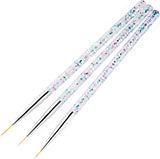 Nail Art Pens Set of 3 | Nail Brushes | GOLD