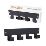 Marcellis - 1x Industrial towel hook - towel holder - hanging hook - 6 hooks - stainless steel